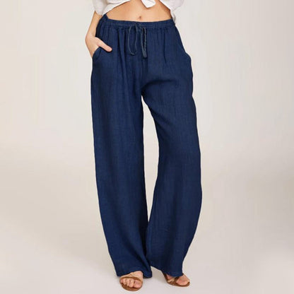 🌸Women's Summer Cotton Linen Wide Leg Pants😍