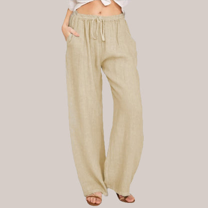 🌸Women's Summer Cotton Linen Wide Leg Pants😍