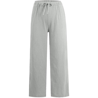 🌸Women's Summer Cotton Linen Wide Leg Pants😍