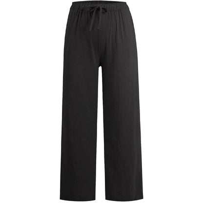 🌸Women's Summer Cotton Linen Wide Leg Pants😍