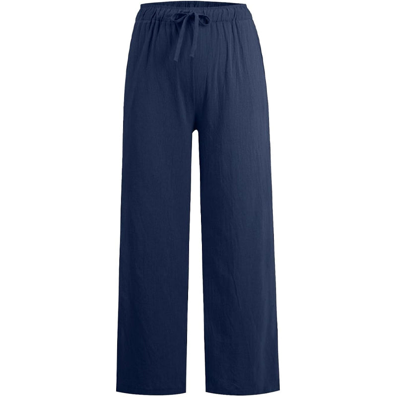 🌸Women's Summer Cotton Linen Wide Leg Pants😍