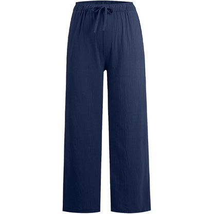 🌸Women's Summer Cotton Linen Wide Leg Pants😍