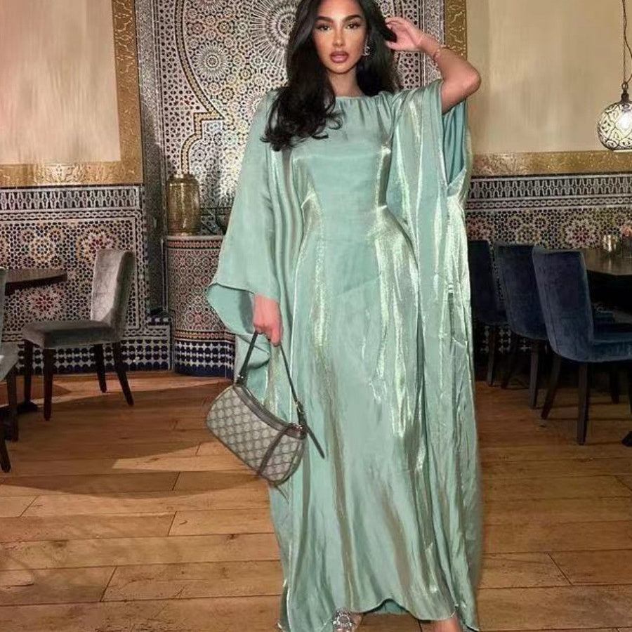 🔥Spedizione gratuita🔥Elegante abito lungo in raso fluido per donna