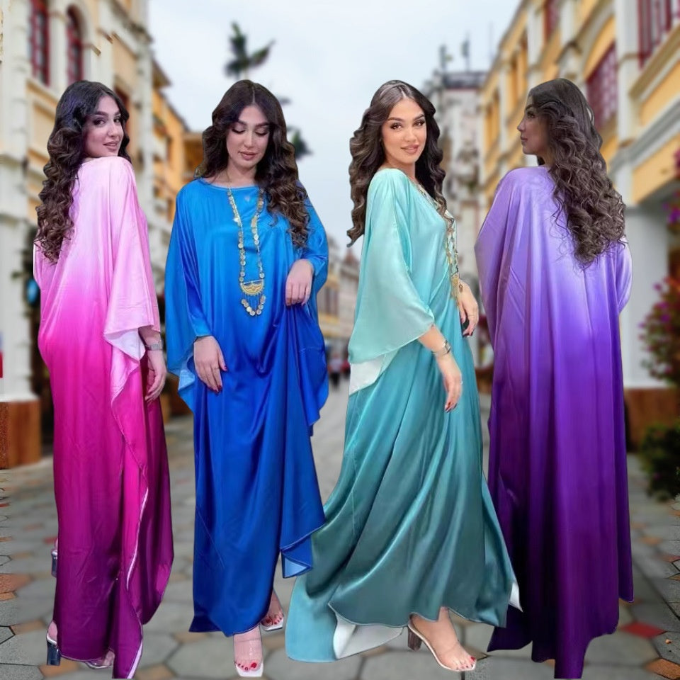 🔥Spedizione gratuita🔥Elegante abito lungo in raso fluido per donna