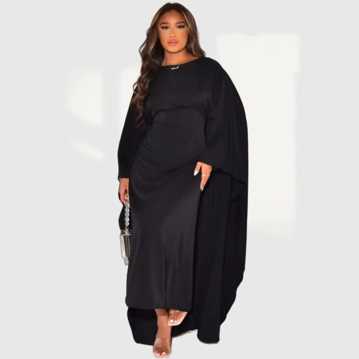 🔥Spedizione gratuita🔥Elegante abito lungo in raso fluido per donna