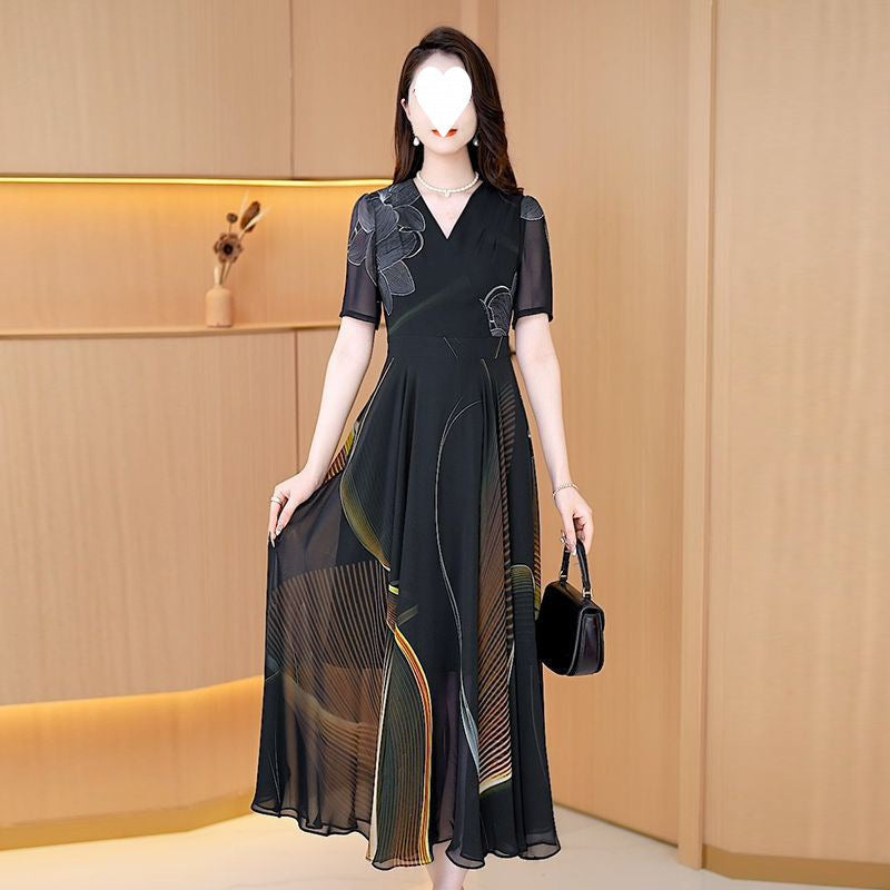 🔥prodotto popolare🔥Eleganti abiti in tulle stampato per donna