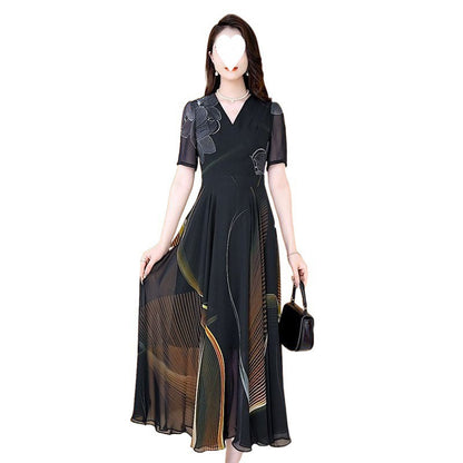 🔥prodotto popolare🔥Eleganti abiti in tulle stampato per donna