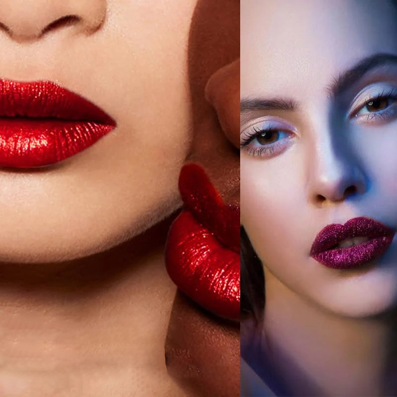 HETE COOP-Métallique Vleitable Diamond Glitter Lipstick