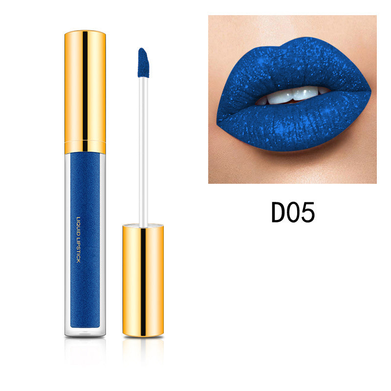 HETE COOP-Métallique Vleitable Diamond Glitter Lipstick