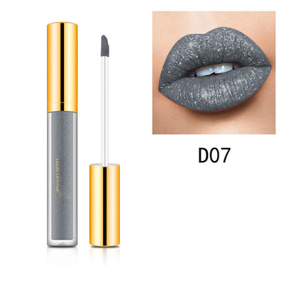 HETE COOP-Métallique Vleitable Diamond Glitter Lipstick
