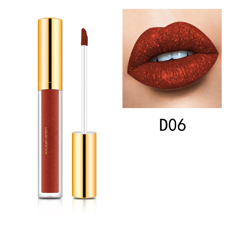 HETE COOP-Métallique Vleitable Diamond Glitter Lipstick
