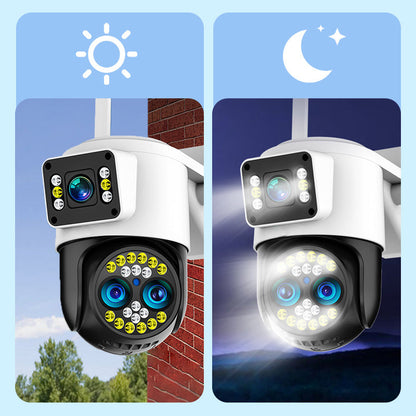 ✈️Envío gratuito para todos los modelos.📦Cámara de vigilancia HD con visión nocturna y pantalla dual