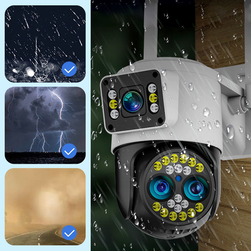 ✈️Envío gratuito para todos los modelos.📦Cámara de vigilancia HD con visión nocturna y pantalla dual