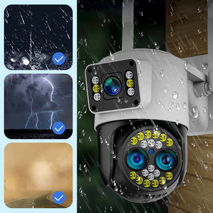 ✈️Envío gratuito para todos los modelos.📦Cámara de vigilancia HD con visión nocturna y pantalla dual