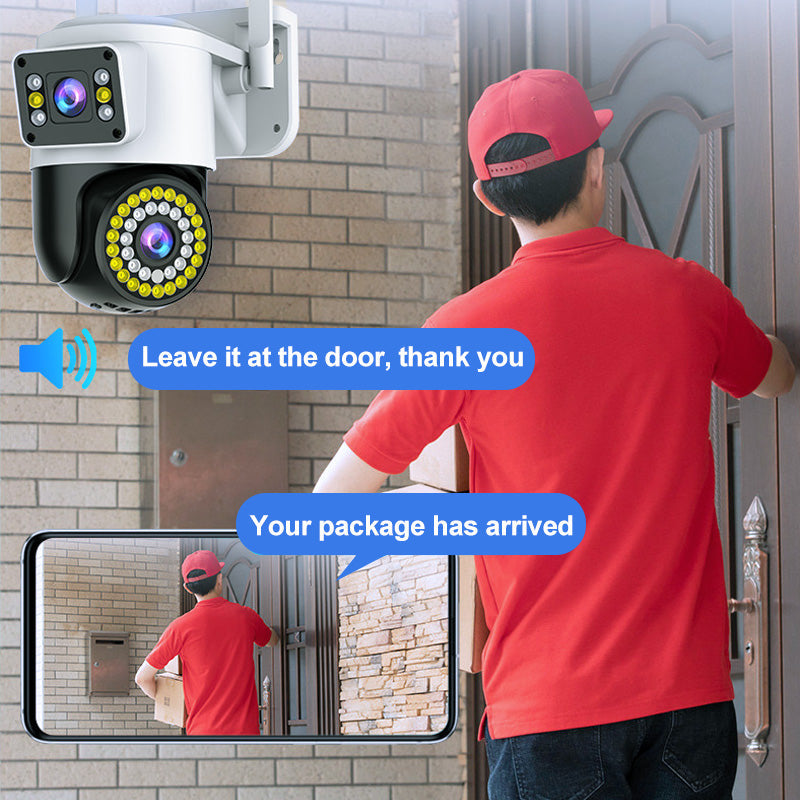 ✈️Envío gratuito para todos los modelos.📦Cámara de vigilancia HD con visión nocturna y pantalla dual