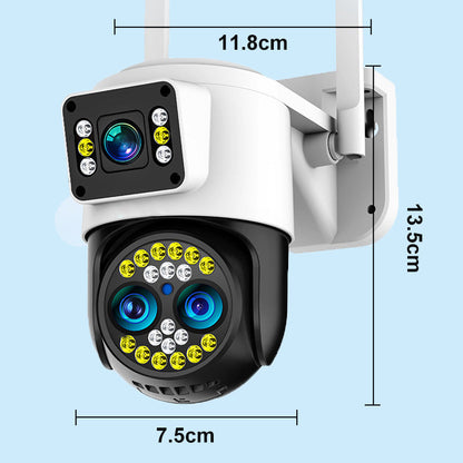 ✈️Envío gratuito para todos los modelos.📦Cámara de vigilancia HD con visión nocturna y pantalla dual