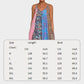 🌈Frühlingsangebot - 49 % Rabatt✨Maxikleid mit Spaghettiträgern und Print für Damen im Relaxed Fit