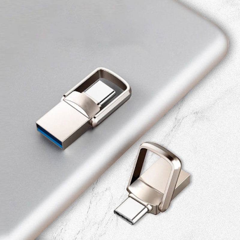 Høyhastighets USB-flash-stasjon med to grensesnitt