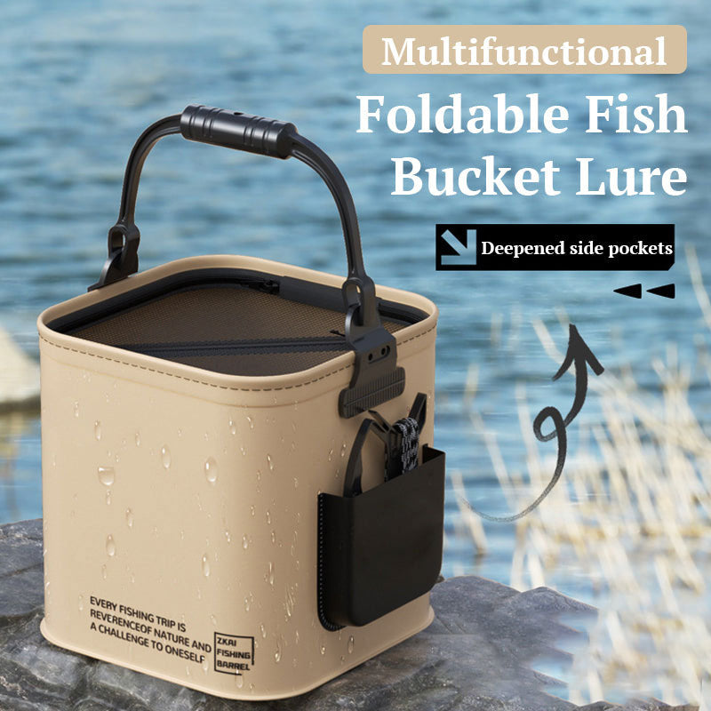 🐟🧺Multifunksjonell sammenleggbar fiskebøtte