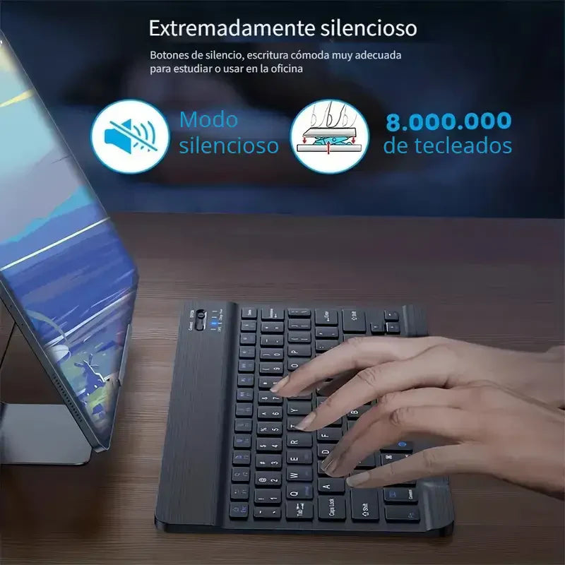 Set di bluetooth wireless: tastiera e mouse rumorosi