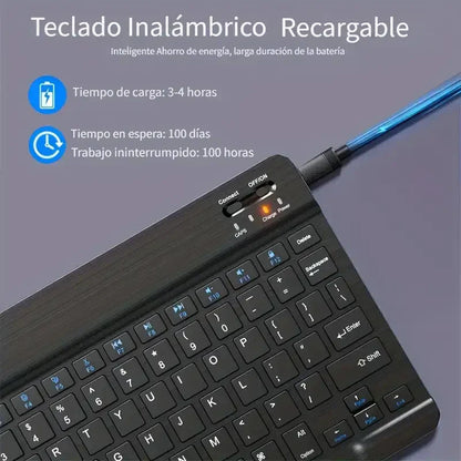 Set di bluetooth wireless: tastiera e mouse rumorosi