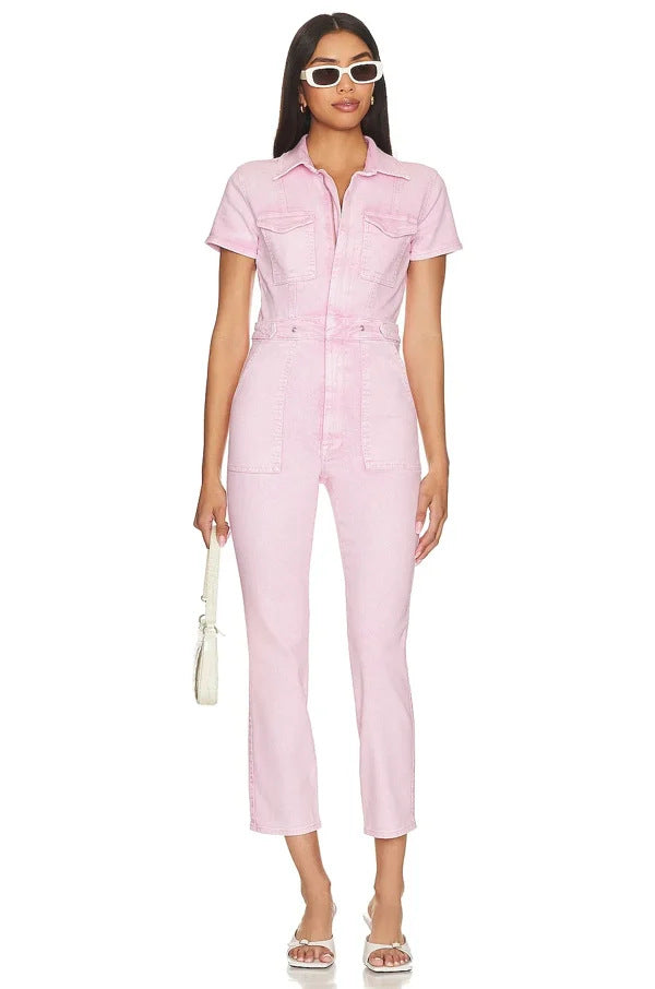 💕Skinny Bootcut Denim-overall (gratis frakt ved kjøp av 2 stk.)✈️
