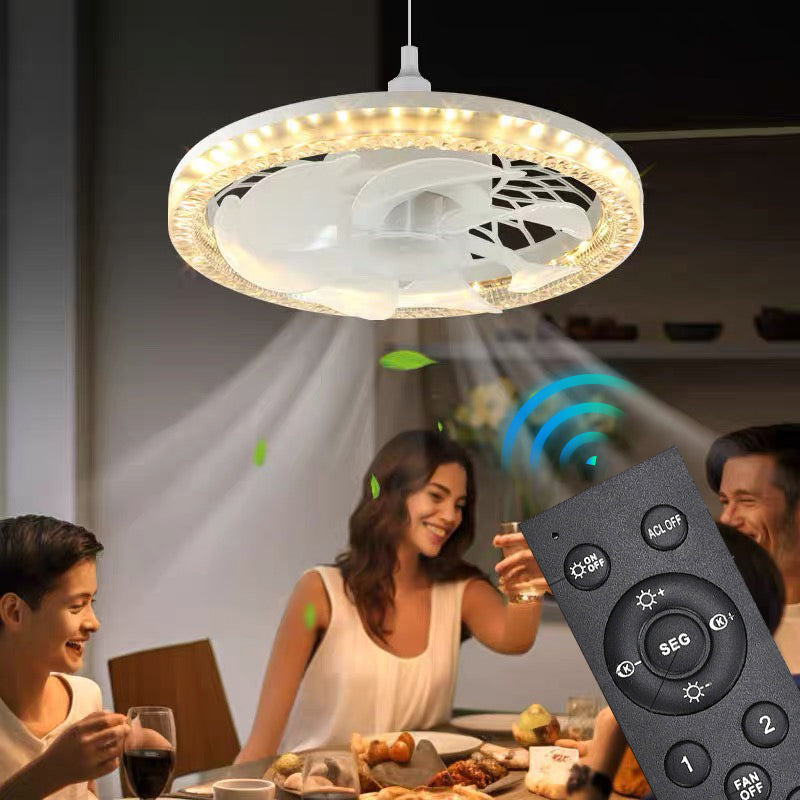 🌞50% Rabatt!💡2-in-1 dimmbare Deckenventilatorlampe mit Fernbedienung – Leise, verstellbar und platzsparend
