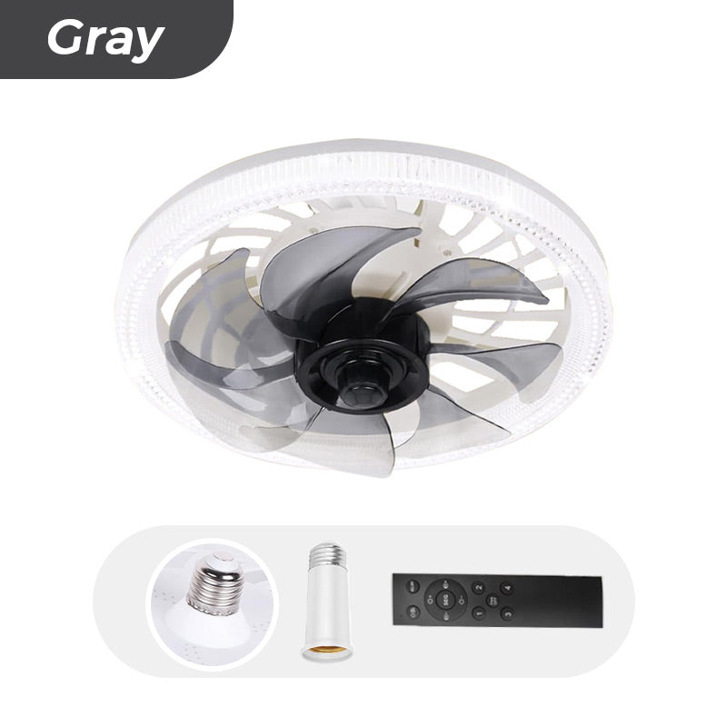 🌞50% Rabatt!💡2-in-1 dimmbare Deckenventilatorlampe mit Fernbedienung – Leise, verstellbar und platzsparend