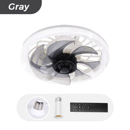 🌞50% Rabatt!💡2-in-1 dimmbare Deckenventilatorlampe mit Fernbedienung – Leise, verstellbar und platzsparend