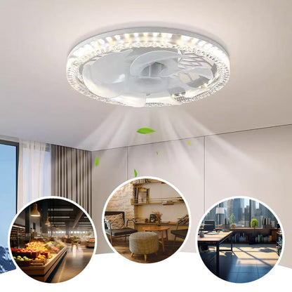 🌞50% Rabatt!💡2-in-1 dimmbare Deckenventilatorlampe mit Fernbedienung – Leise, verstellbar und platzsparend