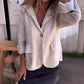 🔥50% Rabatt auf den heißen Verkauf🔥Leichter Sommer-Baumwoll-Leinen-Blazer für Damen