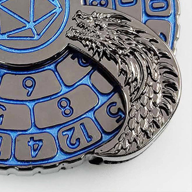 Cubos de ruleta 7 en 1 con decoración de dragones