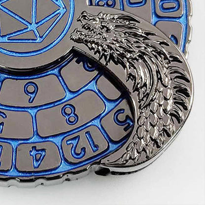 Cubos de ruleta 7 en 1 con decoración de dragones