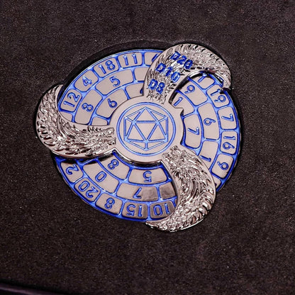 Cubos de ruleta 7 en 1 con decoración de dragones