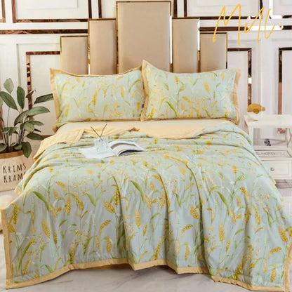 Cooling soft summer blanket