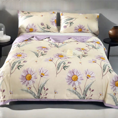 Cooling soft summer blanket