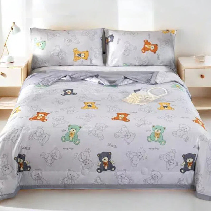 Cooling soft summer blanket