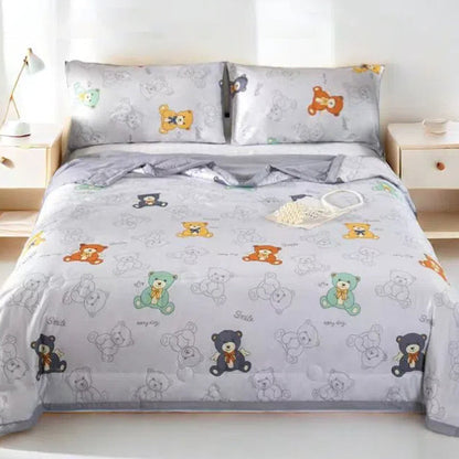 Cooling soft summer blanket