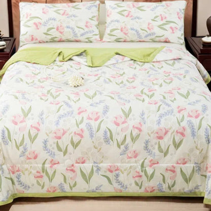 Cooling soft summer blanket
