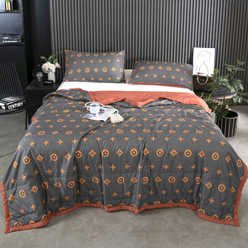 Cooling soft summer blanket