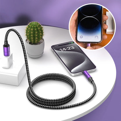 100W snel opladen 4-in-1 kabeltype C tot bliksem