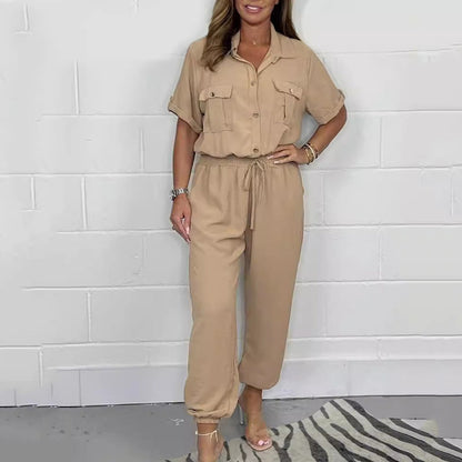 ✈️Kostenloser Versand📦Kurzärmeliger Utility-Jumpsuit für Frauen