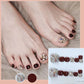 14 hojas de uñas cuadradas para pegarse