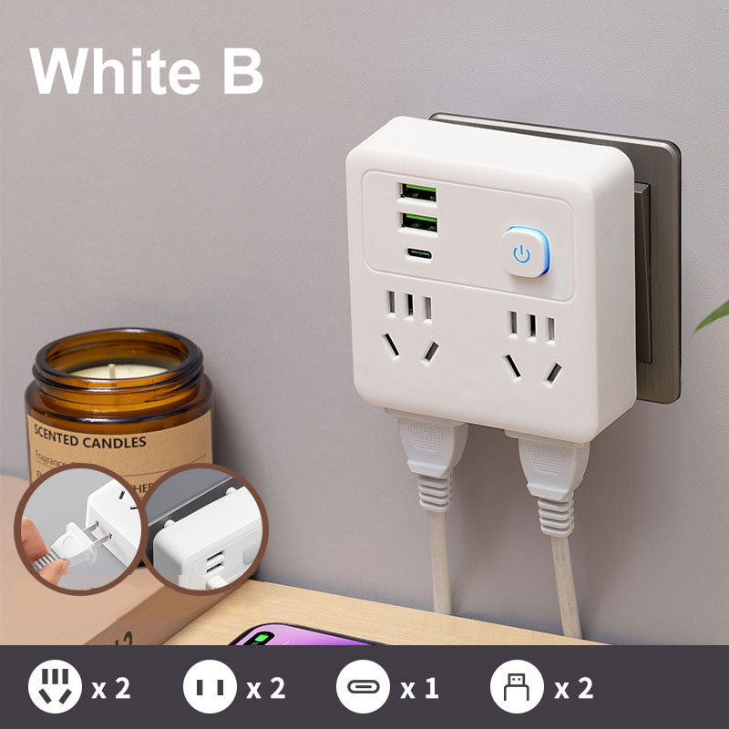 Convertitore a 2 pacchetti multifunzionali con luce notturna