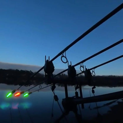 Fiskestang LED -lys med sommerklokke