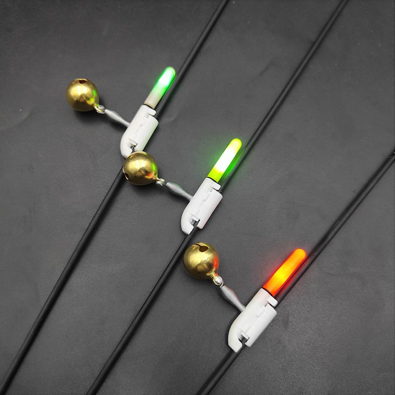 Fiskestang LED -lys med sommerklokke