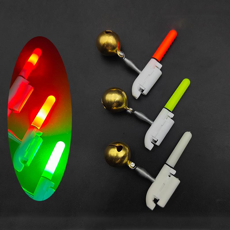 Fiskestang LED -lys med sommerklokke