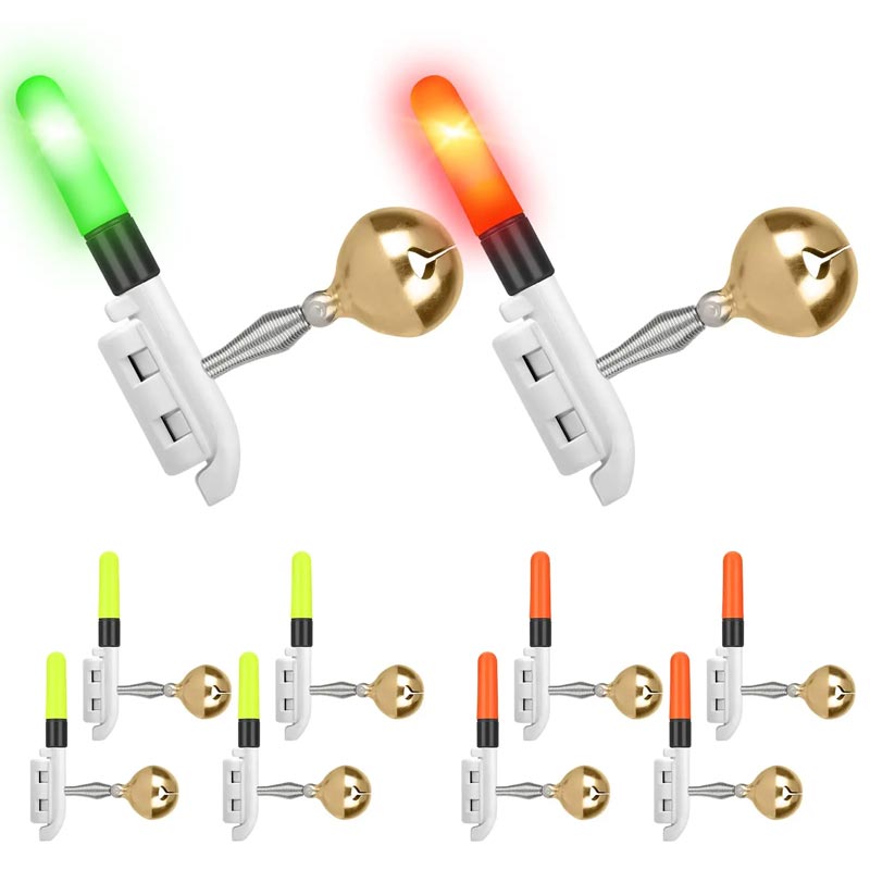 Fiskestang LED -lys med sommerklokke