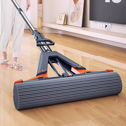 Powerful cleaning, folded, absorbent mop