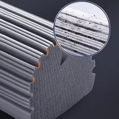 Powerful cleaning, folded, absorbent mop